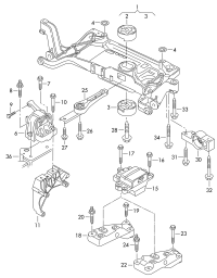 5N0199262D-Engine mounting
