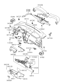 845302E000S7-AIR BAG ASSY-PASSENGER