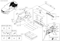 85733C5000WK-COVER-LUGGAGE SIDE,LH