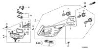 33500TB0H01-TAILLIGHT ASSY., R