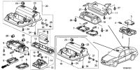 34410TC0T00-Bracket, map lamp