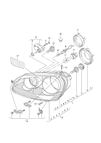 L1KD941005B-Halogen dual lamp