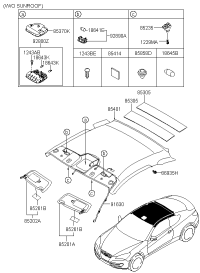 850102M000-CURTAIN AIR BAG MODULE,LH