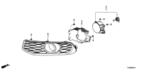 33900T6PH01-LAMP ASSY-FOG,RH