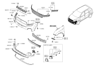 86522D8100-MOULDING -FR BPR A/I