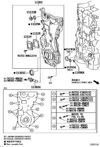 1132936020-GASKET TIMING CHAIN