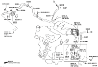 1603131030-Pipe sub-assy, water inlet w/thermostat