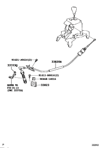 3382033300-CABLE ASSY, TRANSMISSION CONTROL