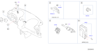 284B13AW2D-CONTROLLER ASSY-BCM