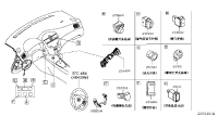 255503DA0A-SWITCH ASSY-S/WHEEL REMOCON