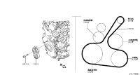 117202FL0A-BELT-FAN & ALTERNATOR
