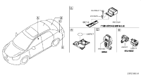 284386W80A-SENSOR ASSY-DISTANCE
