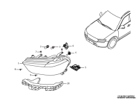 4121500XKZ96A-Lamp assy-combination lh