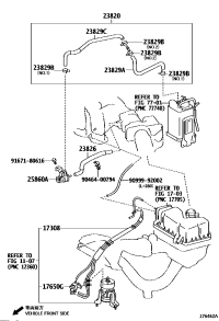 173080P050-HOSE SUB-ASSY, VACUUM(FOR IDLE-UP)