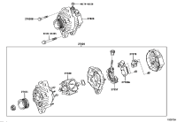2706075310-ALTERNATOR, 12V 80A 4PK, TOYOTA