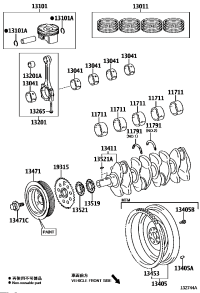 117013702101-BEARING, CRANKSHAFT