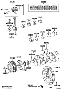 117010T03101-BEARING, CRANKSHAFT