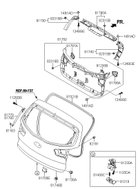 817704T000-Lifter assy-tail gate, lh