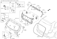 81230C0100-Power latch assy-t/gate