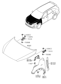 84142C5000-INSULATOR-FENDER RH