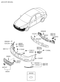 863531D000-Logo assy-KIA sub