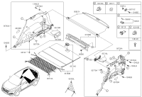 85910D3000TRY-SCREEN ASSY-CARGO