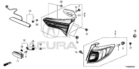 33304SED003-Socket comp., headlamp