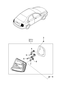 924010S000-LAMP COMBI REAR LH