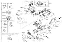 84660C5000BHH-ARMREST ASSY-CONSOLE