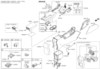 84615H3000-COVER-CONSOLE SIDE RH