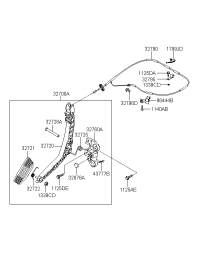 327002E100-PEDAL ASSY - ACCELERATOR