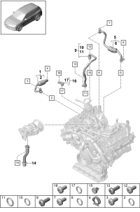 9A714592001-Coolant pipe: