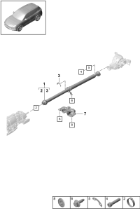 PAB52110100-PORSCHE CAYENNE CARDAN SHAFT