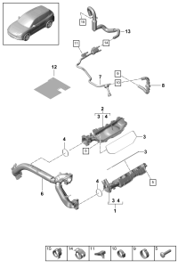 PAB133267-Hose, air intake