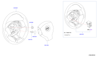 48465EW500-LID-STEERING WHEEL,RH