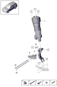 9Y0616039B-Air spring
