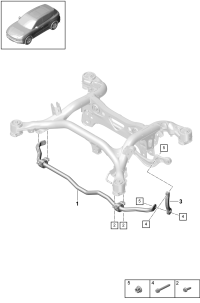 958505465D-ROD STRUT STABILIZER A4/A6/A7