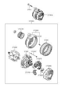 3730025301-GENERATOR ASSY