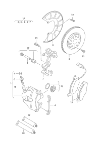 1K0615301T-BRAKE DISC/VW-TOUAREG/AUDI-Q7