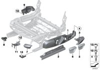 52107293581-Trim seat otr lh