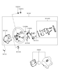 561100L300S7-WHEEL ASSY-STEERING