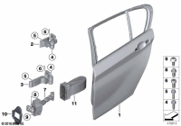 41007298513-Door, rear lh