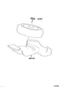 5193147020-CARRIER SPARE WHEEL