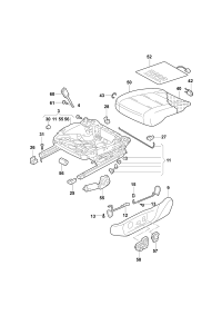 5QG881105-Tray assy, seat (power adjustable)