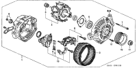 31100PND004-Alternator assy. (AHGA55)