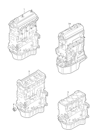 06L100034C-Engine assy-short