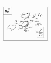 2308203359-HEAD LAMP GDL-ES W212 LH