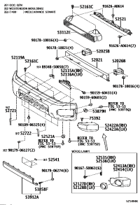 5211935080-COVER, FR BUMPER L/COLOR