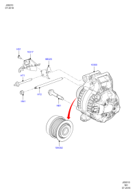 G2GT10300DA-ALTERNATOR, 12V 80A 4PK, TOYOTA
