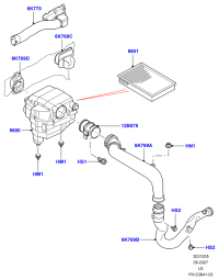 PHE000112-AIR FILTER ELMT-FREELANDER II